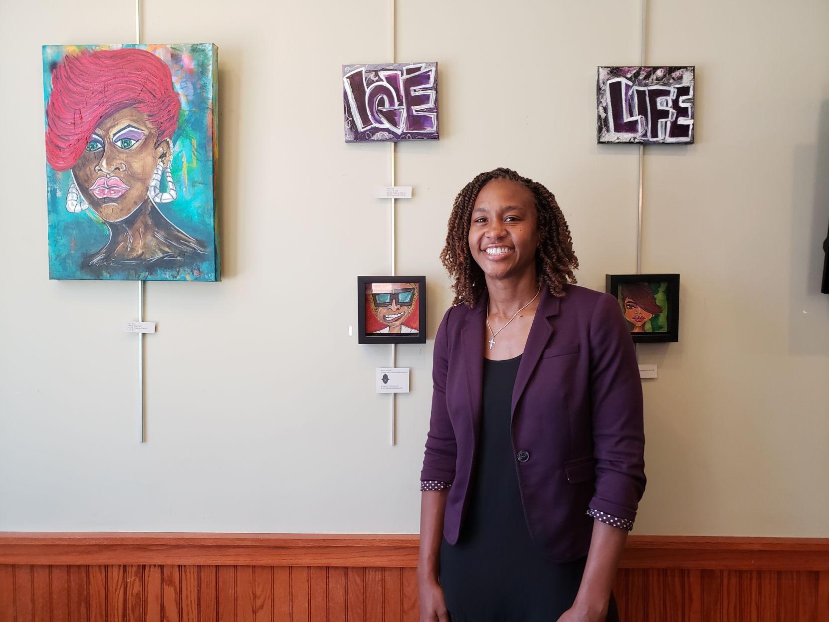 Tamika Catchings, owner of Tea's Me Cafe on location